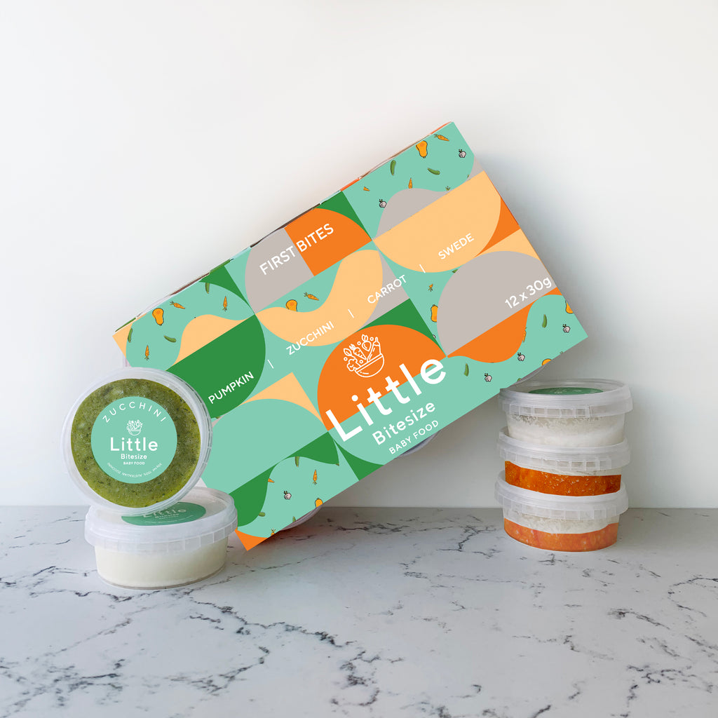 Baby's First Bites Pumpkin Zucchini Carrot | Little Bitesize